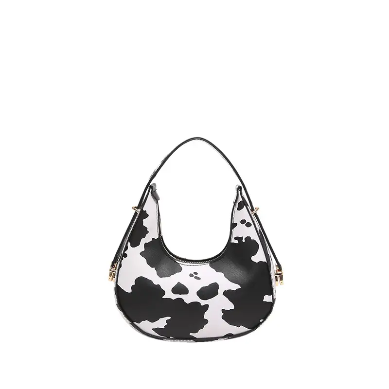 Women Cow Print Shoulder Crossbody Bag 2024 - Image 8