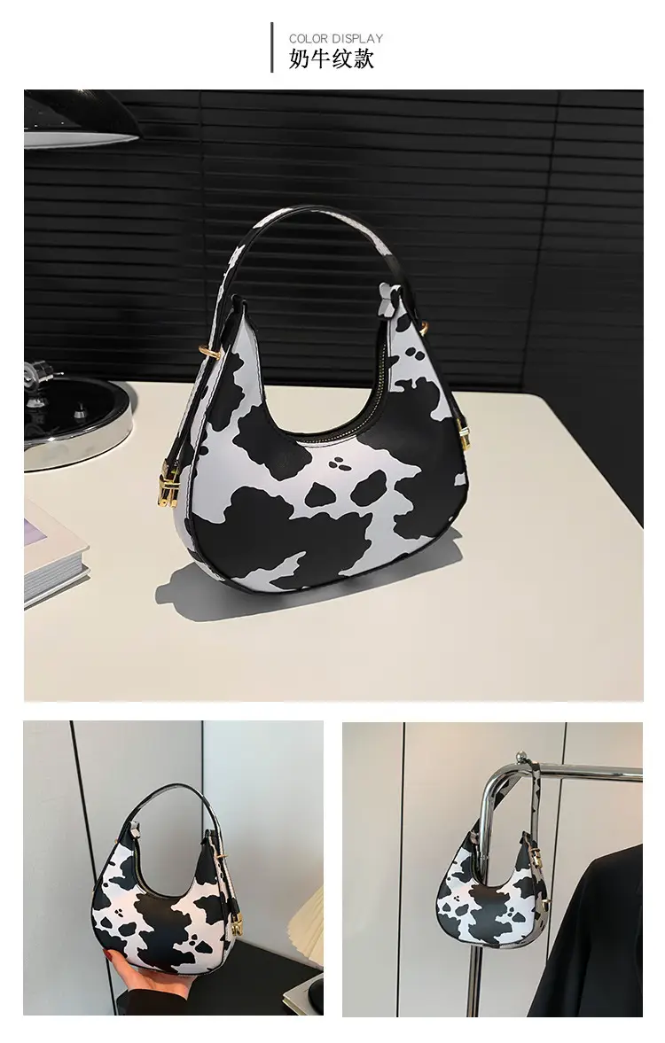 Women Cow Print Shoulder Crossbody Bag 2024 — feature 10