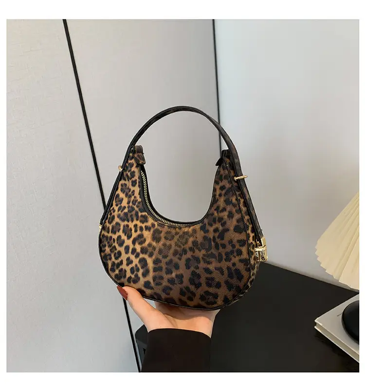 Women Cow Print Shoulder Crossbody Bag 2024 - Image 2
