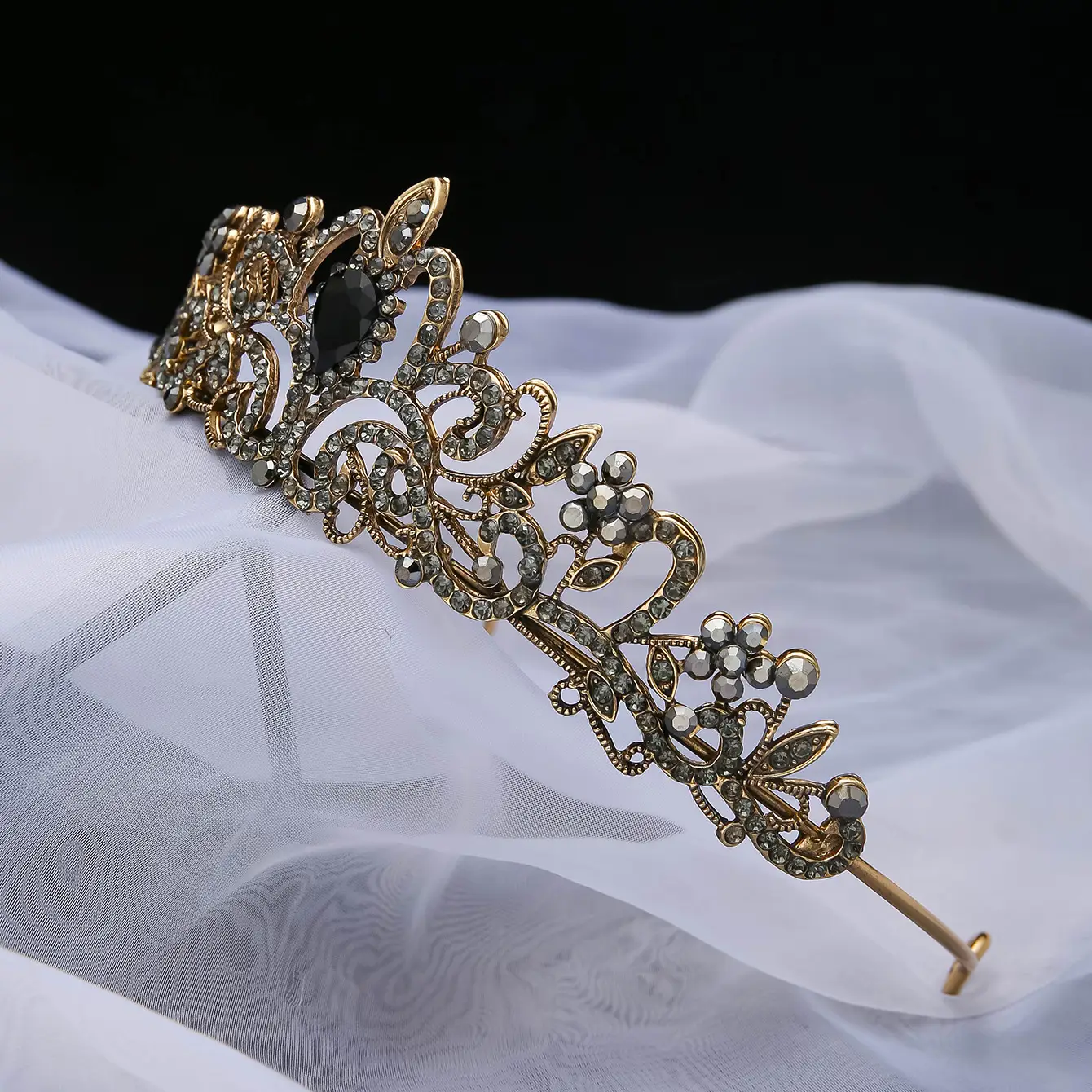 Korean Style Full Diamond Crown Wedding Headwear — feature 12