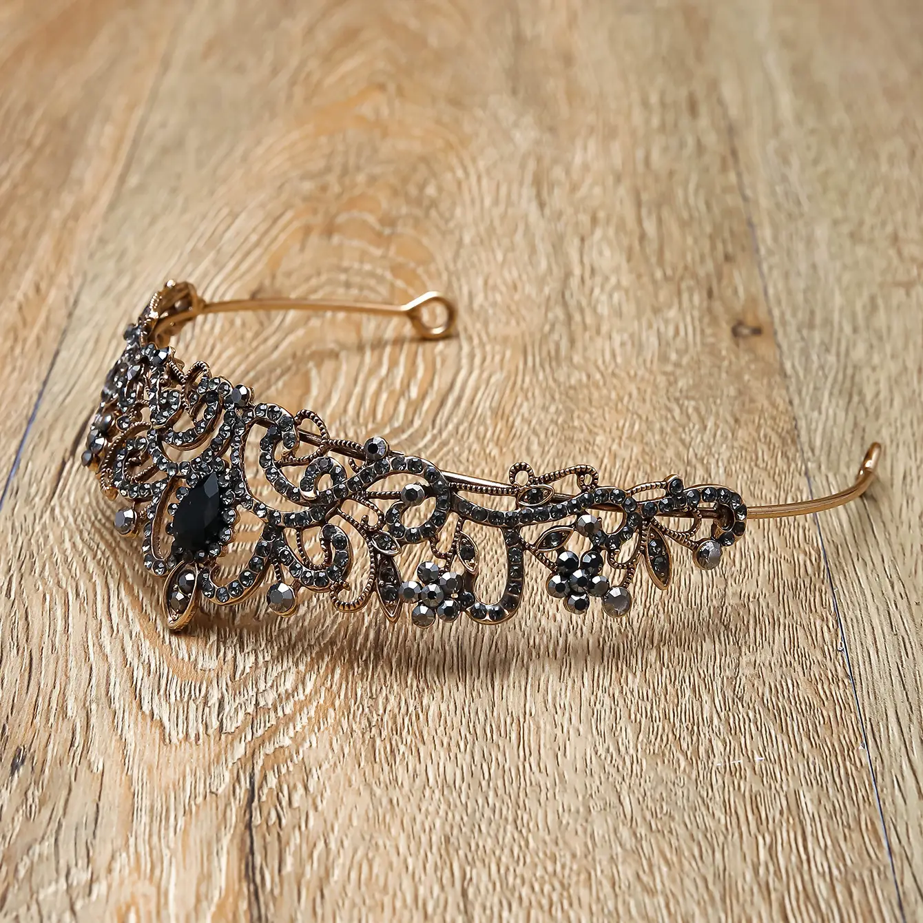 Korean Style Full Diamond Crown Wedding Headwear — feature 14