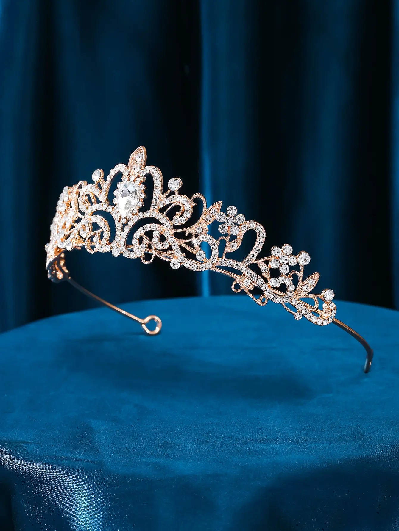 Korean Style Full Diamond Crown Wedding Headwear — feature 24