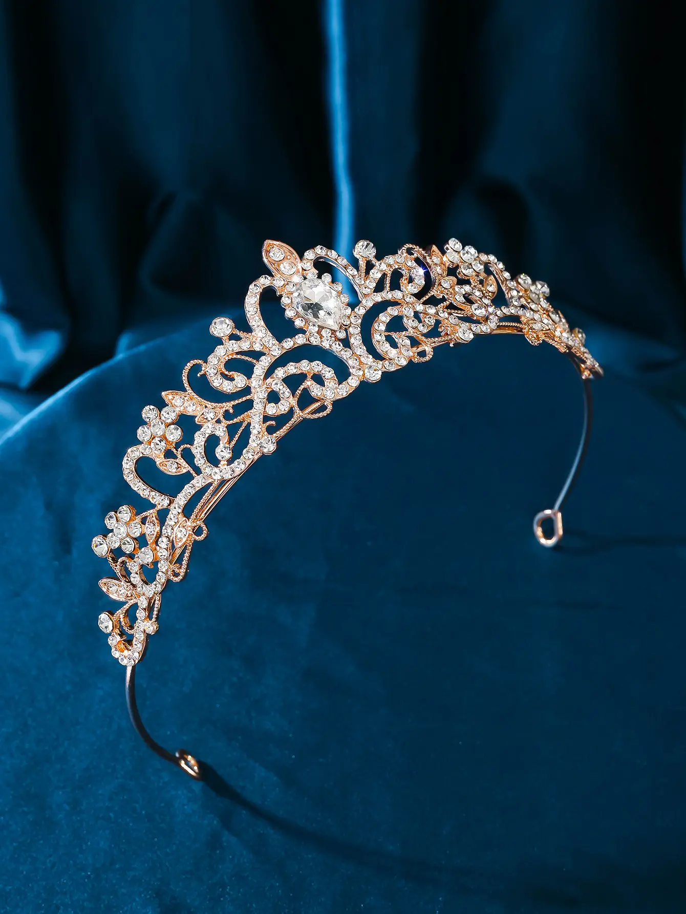 Korean Style Full Diamond Crown Wedding Headwear — feature 25