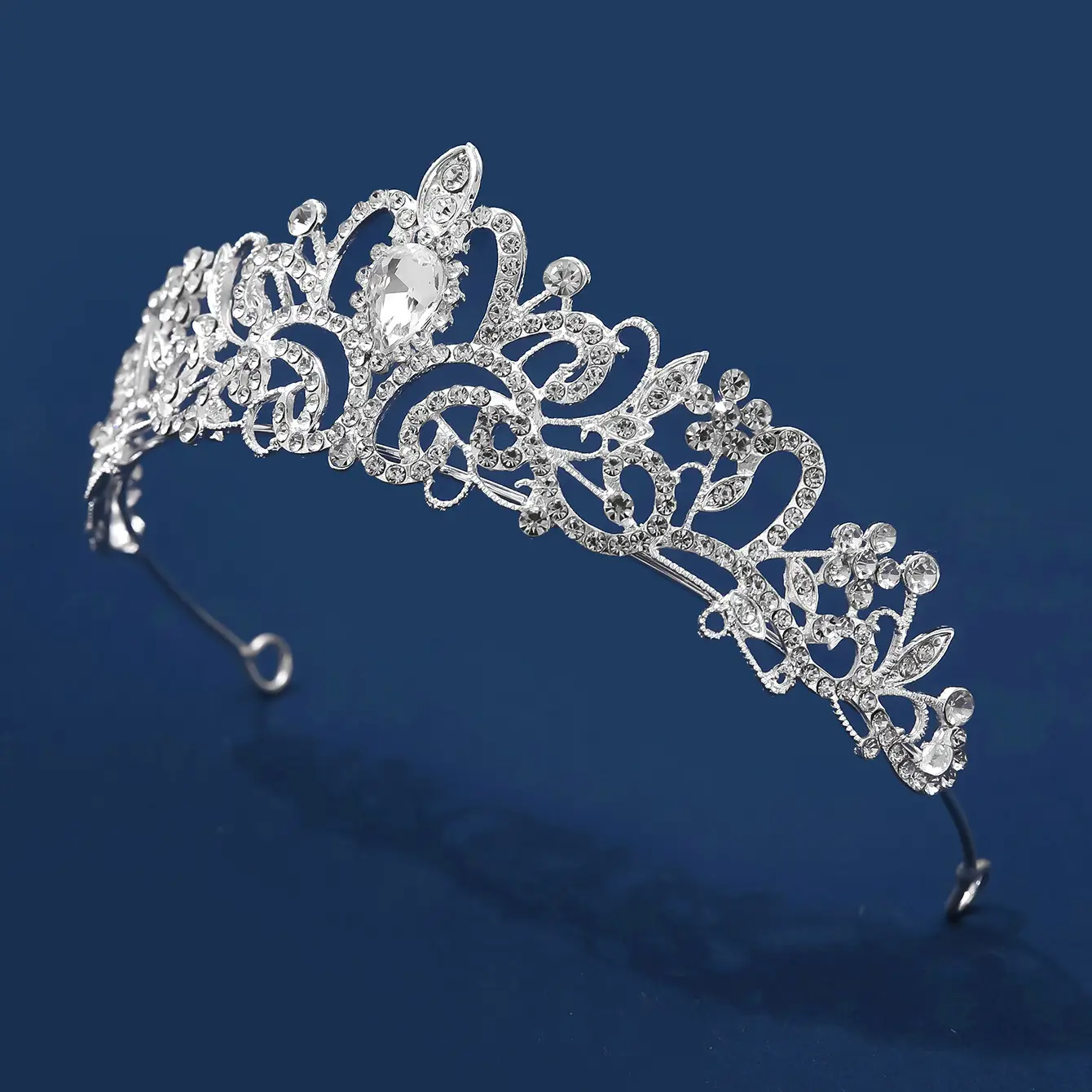 Korean Style Full Diamond Crown Wedding Headwear — feature 6