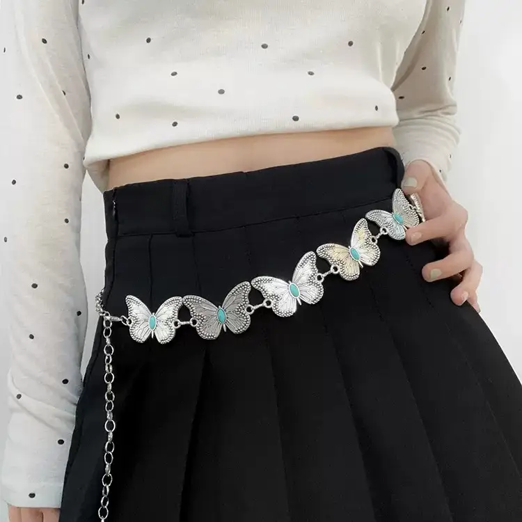 Butterfly Metal Waist Chain Belt for Women 2025 - Image 4