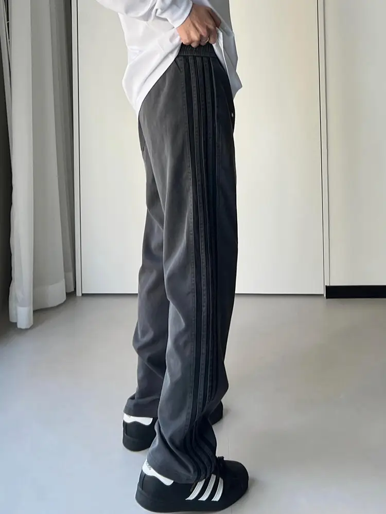 Men's Cleanfit Army Green Striped Knee-Length Trousers — feature 7