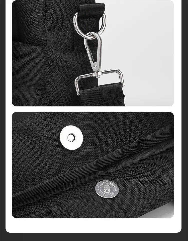 Men's Black Canvas Crossbody Bag 2026 Casual Large Capacity — feature 23