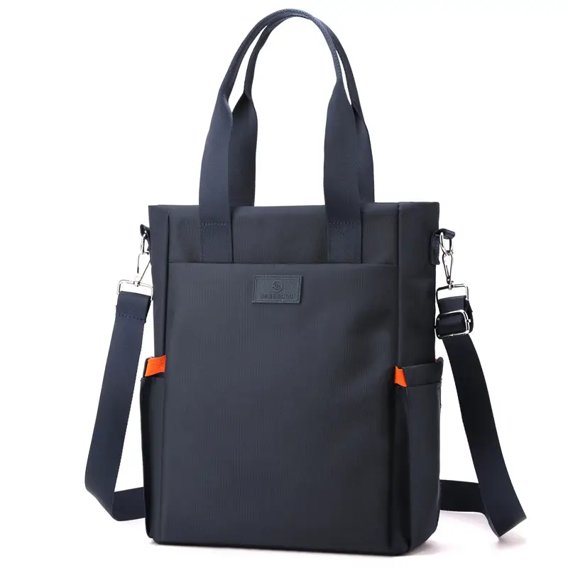 Men's Black Canvas Crossbody Bag 2026 Casual Large Capacity - Image 2