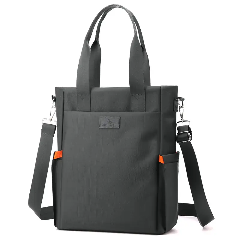 Men's Black Canvas Crossbody Bag 2026 Casual Large Capacity - Image 3
