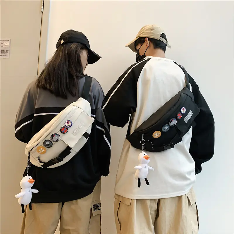 Trendy Blue Crossbody Bag for Men Women Casual Student Sports - Image 6