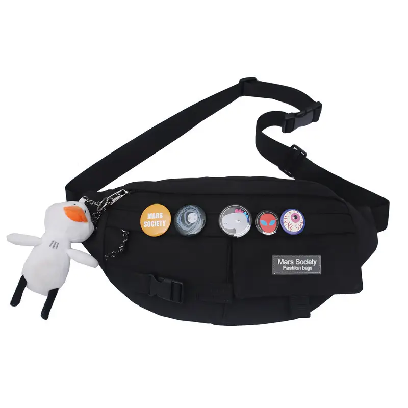 Trendy Blue Crossbody Bag for Men Women Casual Student Sports - Image 5