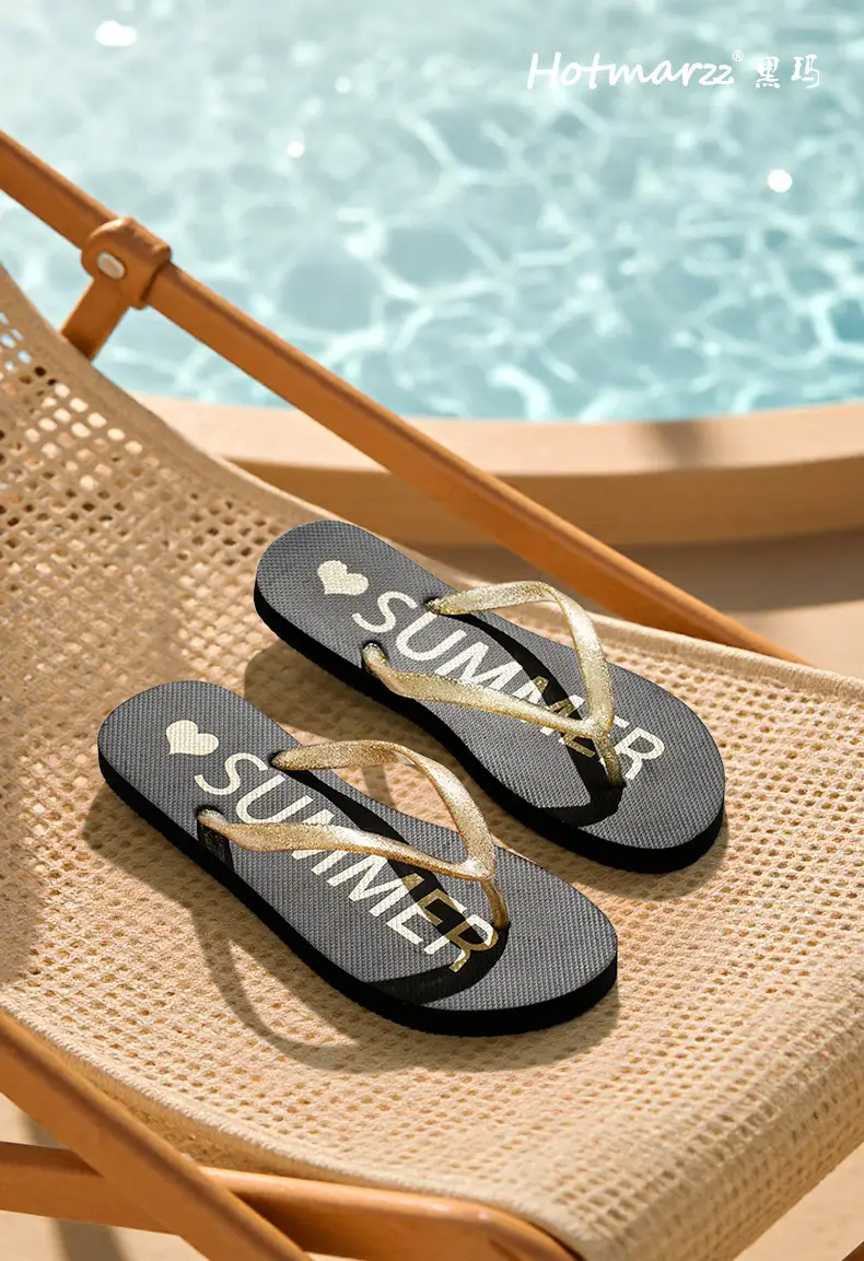 Hotmarzz Women's Non-Slip Flip-Flops Indoor and Outdoor Slippers for Home and Shopping Pe — feature 3