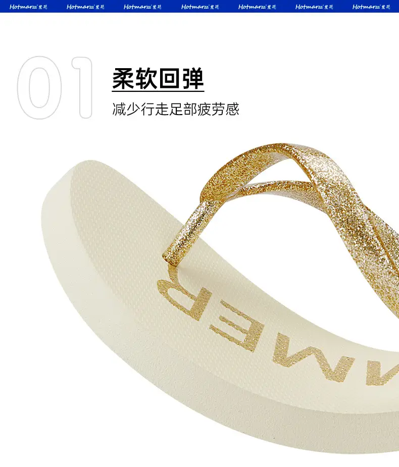Hotmarzz Women's Non-Slip Flip-Flops Indoor and Outdoor Slippers for Home and Shopping Pe — feature 8