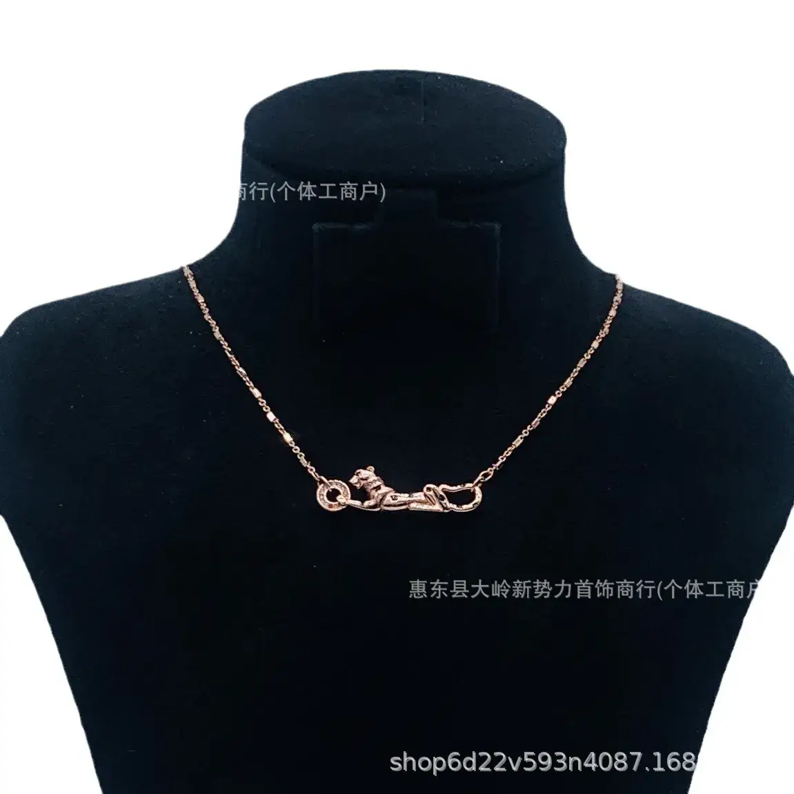 Gold Rhinestone Necklace Set for Women Simple Design - Image 11
