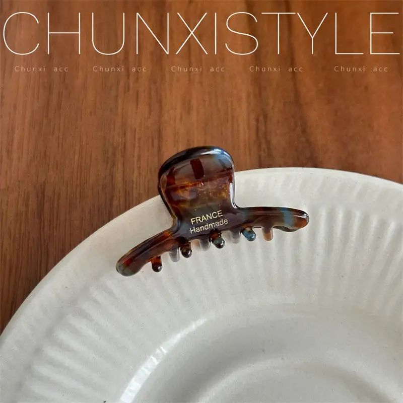 Acetate Hair Clip Half Tie Shark Clip for Children - Image 2
