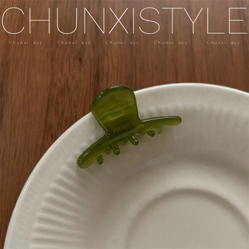 Acetate Hair Clip Half Tie Shark Clip for Children - Image 4