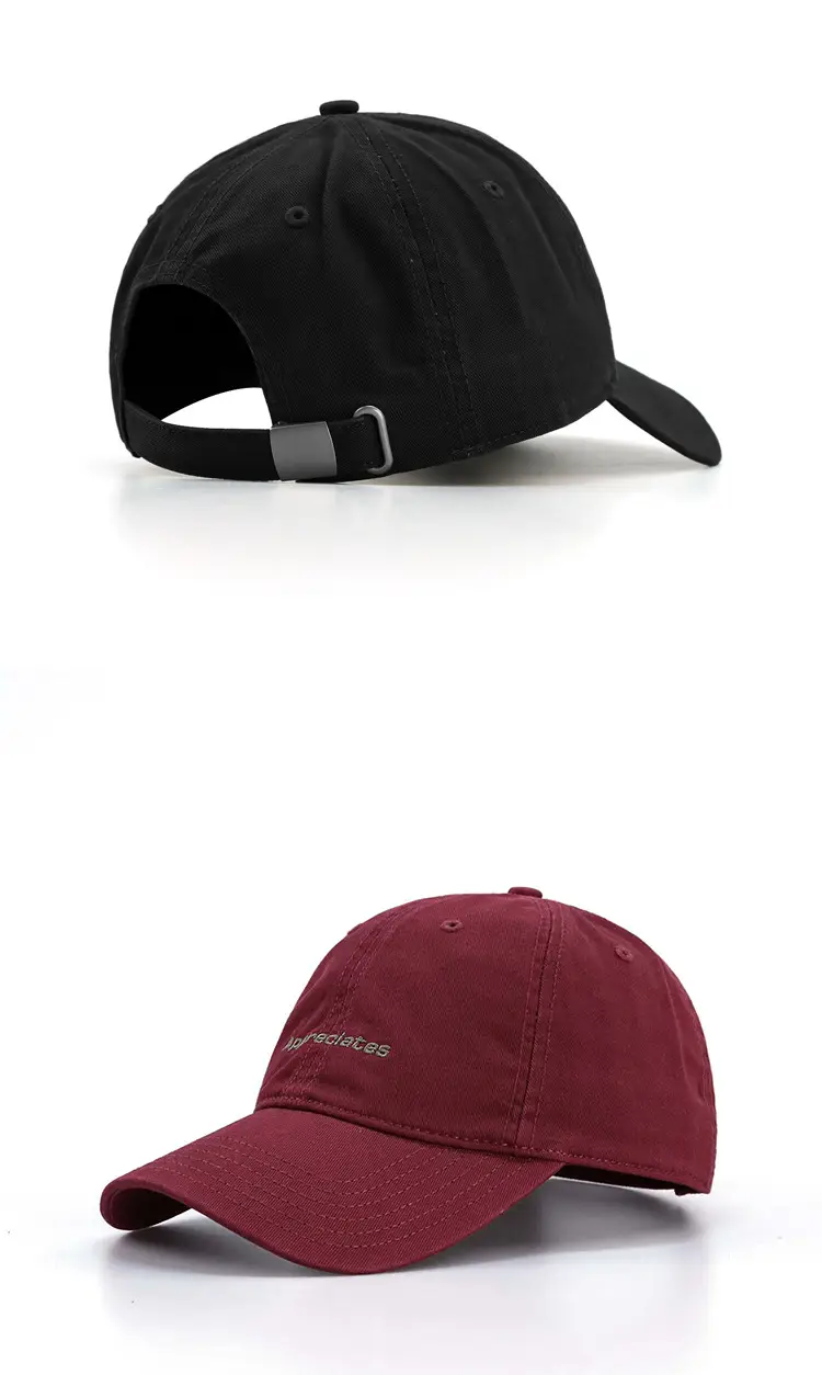 Brown Embroidered Baseball Cap for Women Men — feature 10