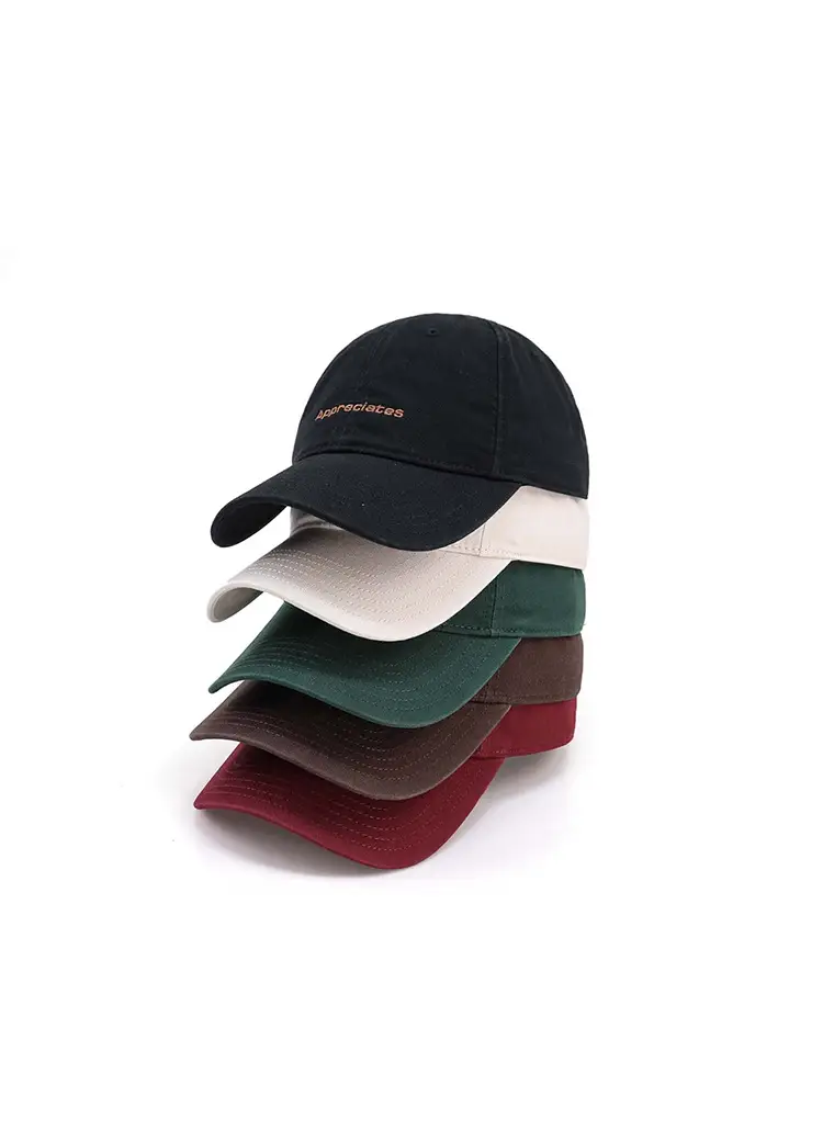 Brown Embroidered Baseball Cap for Women Men — feature 4