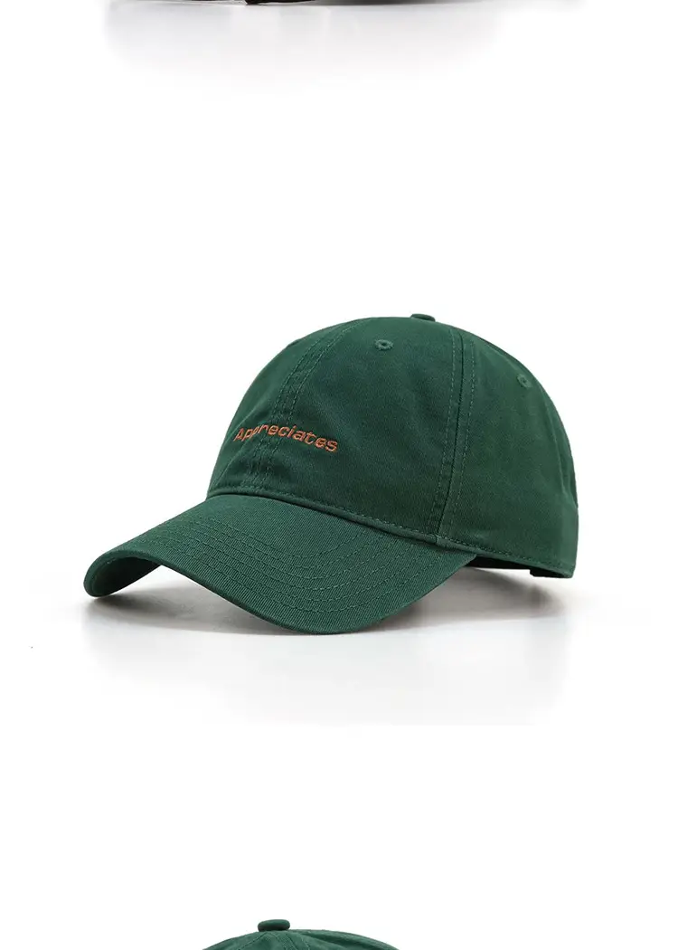 Brown Embroidered Baseball Cap for Women Men — feature 8