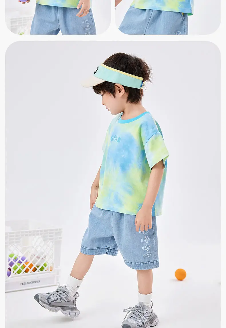 Dudu Jia Tie Dye Boys Summer T-Shirt — feature 13