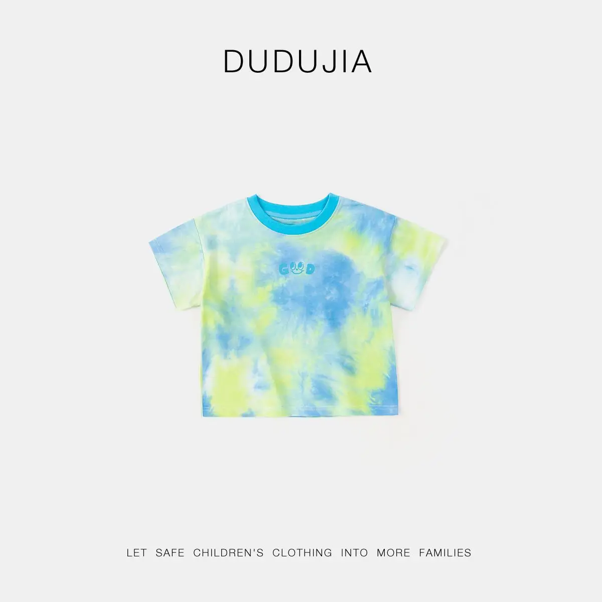 Dudu Jia Tie Dye Boys Summer T-Shirt - Image 2