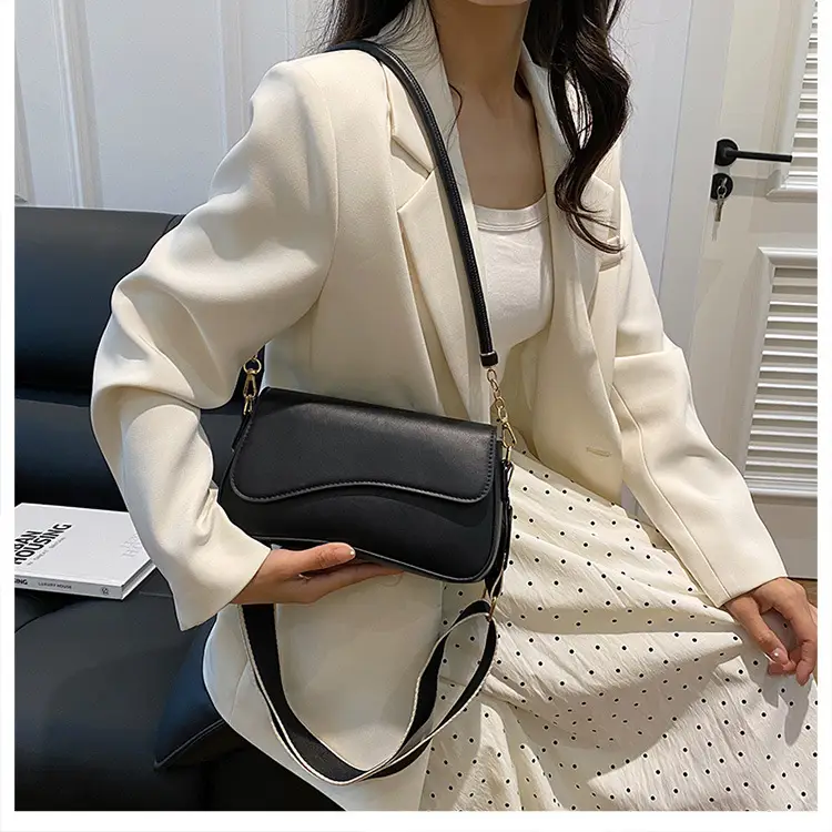 Elegant French Niche Brown Women's Crossbody Bag — feature 13