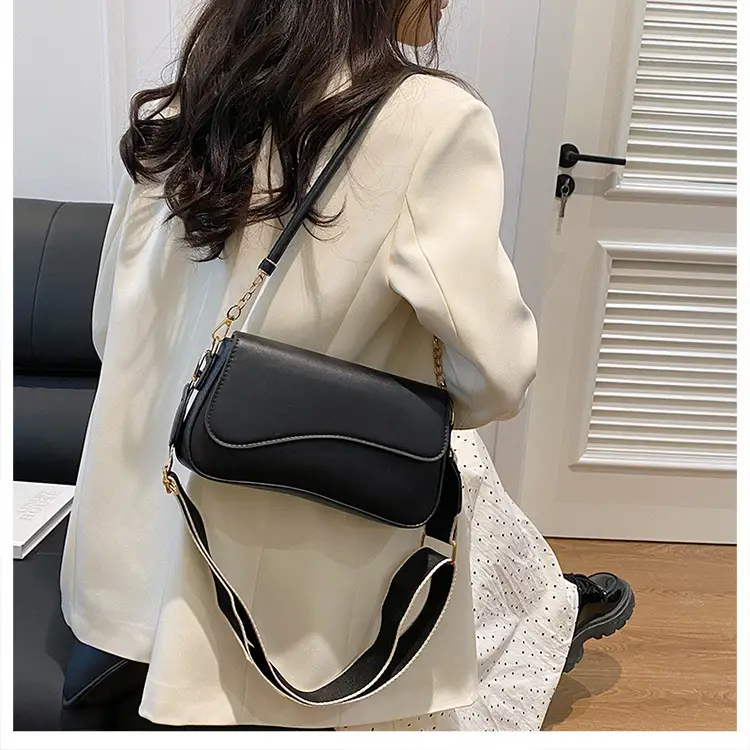 Elegant French Niche Brown Women's Crossbody Bag — feature 14