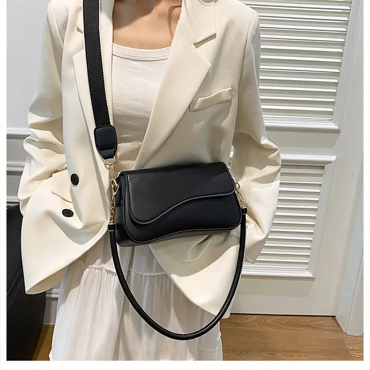 Elegant French Niche Brown Women's Crossbody Bag — feature 34