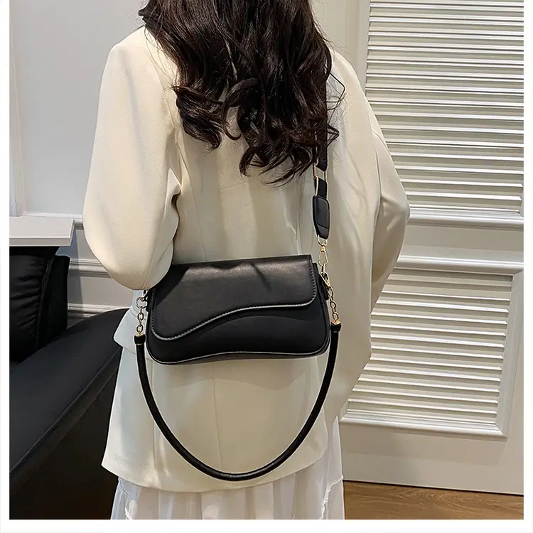 Elegant French Niche Brown Women's Crossbody Bag — feature 35