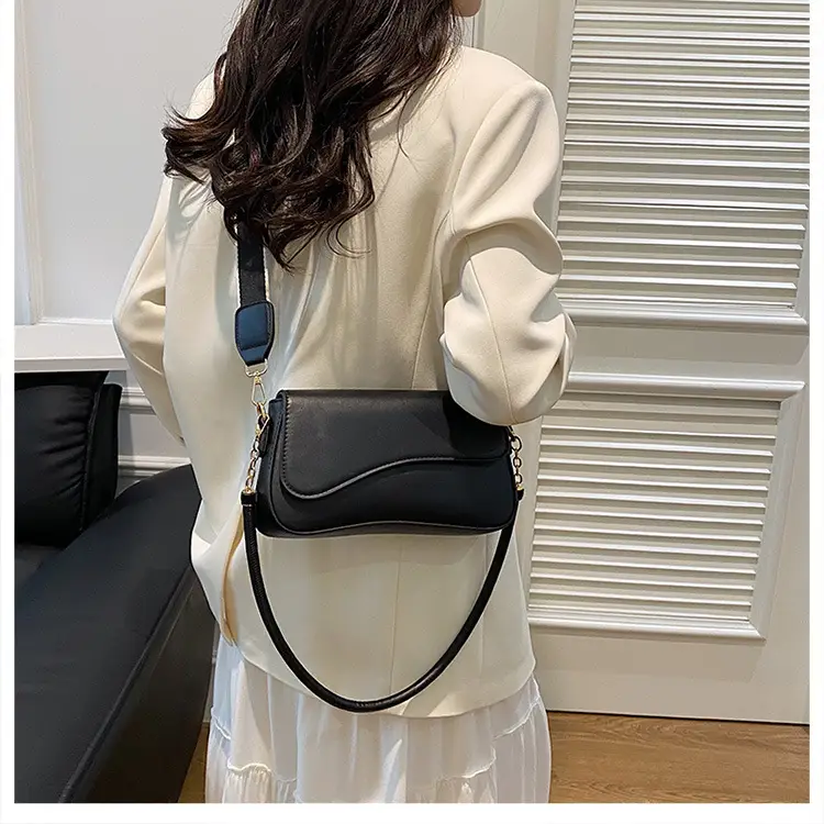 Elegant French Niche Brown Women's Crossbody Bag — feature 36