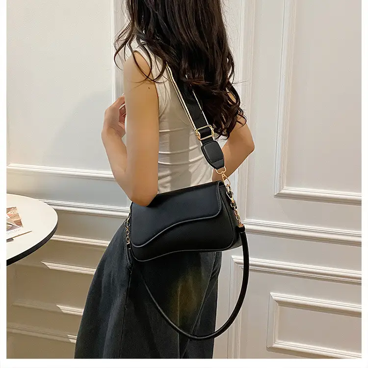 Elegant French Niche Brown Women's Crossbody Bag — feature 43