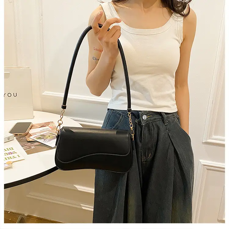 Elegant French Niche Brown Women's Crossbody Bag — feature 45