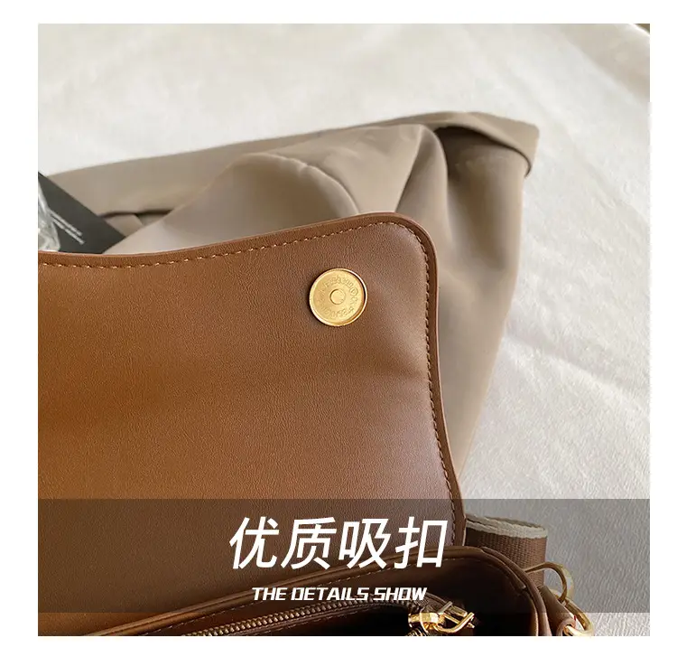 Elegant French Niche Brown Women's Crossbody Bag — feature 8