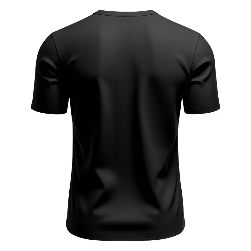 Men's White V-Neck Short Sleeve T-Shirt — feature 24