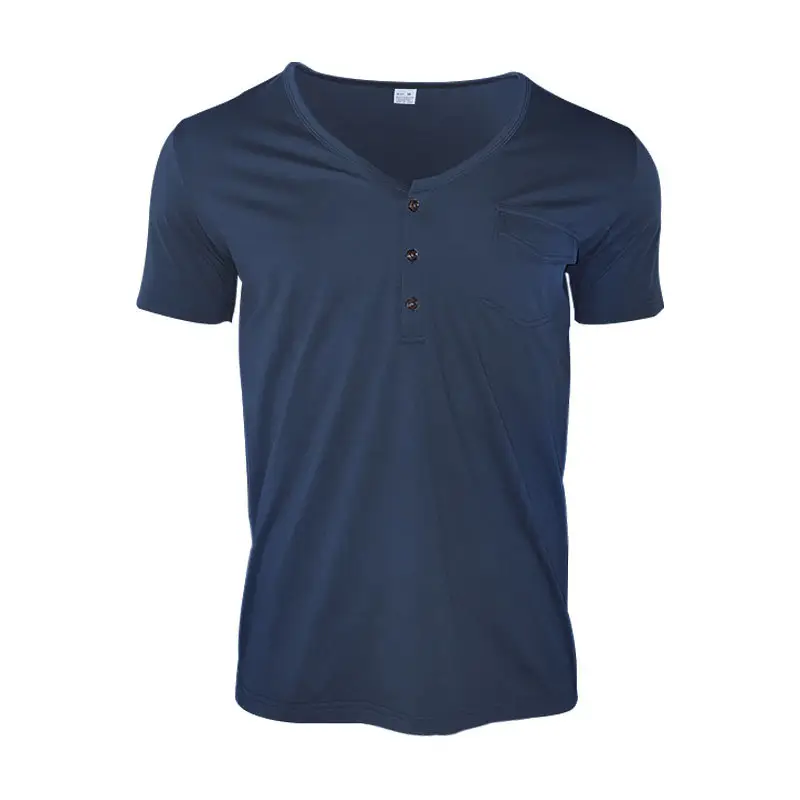 Men's White V-Neck Short Sleeve T-Shirt - Image 5