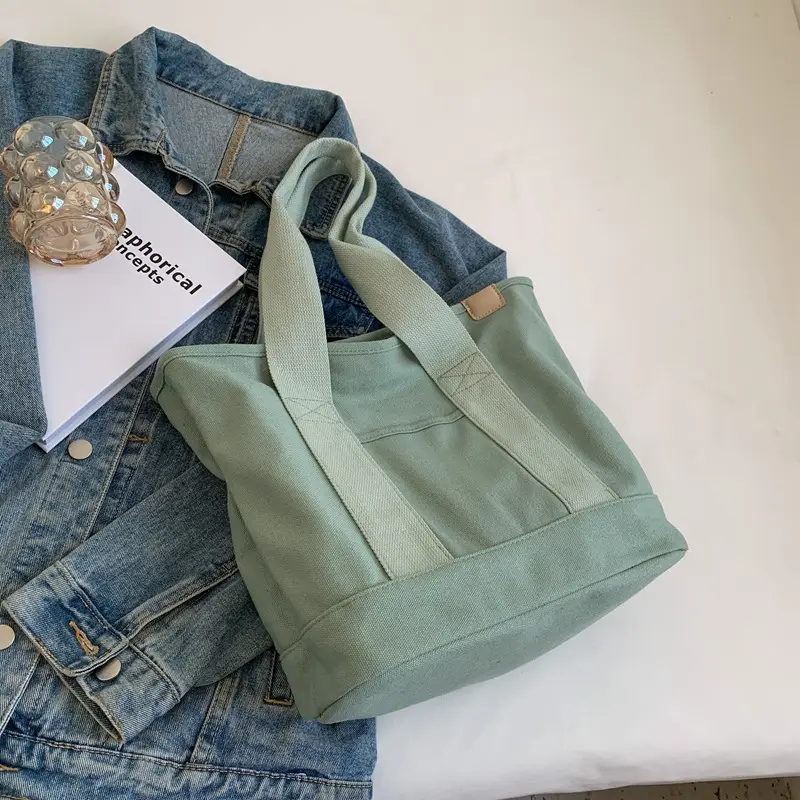Large Canvas Shoulder Bag for Women 2026 - Image 3