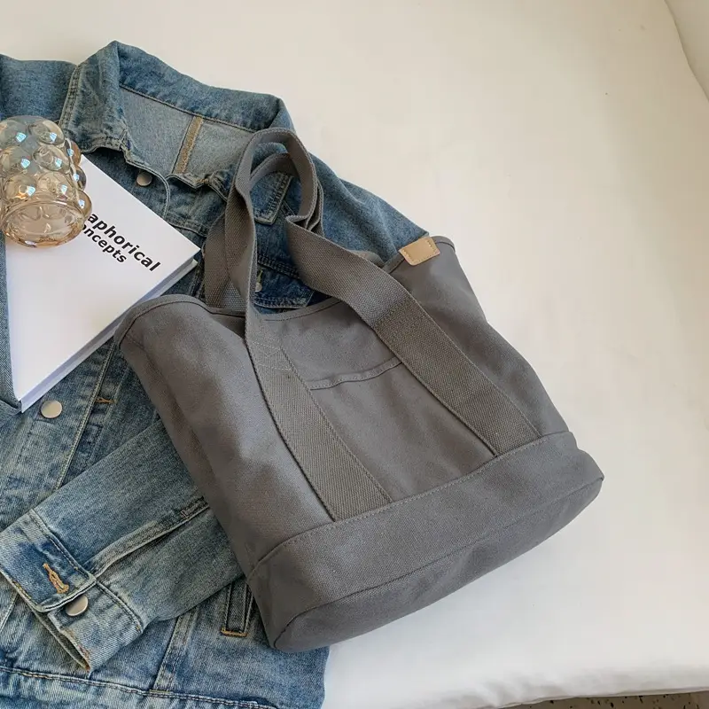 Large Canvas Shoulder Bag for Women 2026 - Image 5