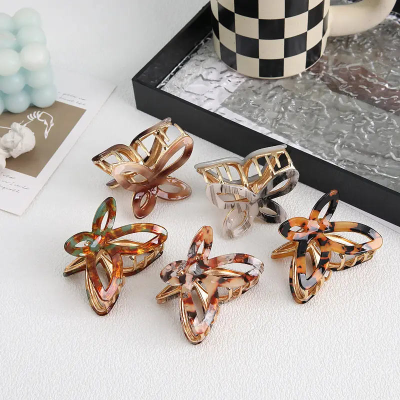 Retro Acetic Acid Butterfly Hairpin for Women - Image 11