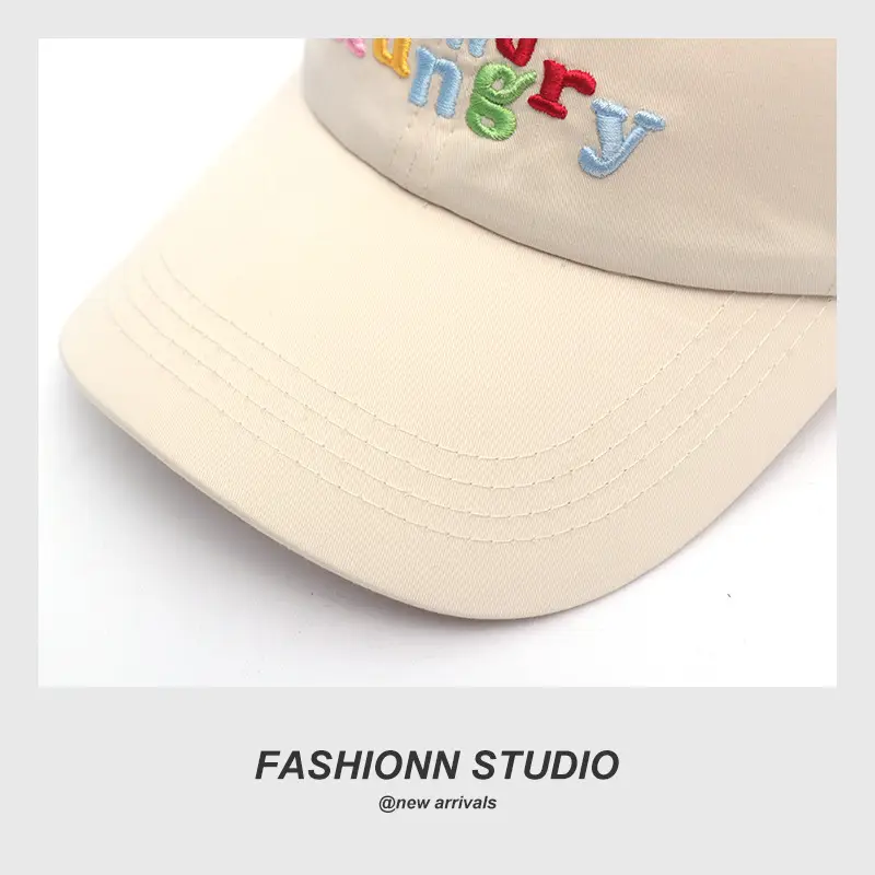 Pink Personalized Letter Embroidered Baseball Cap — feature 13