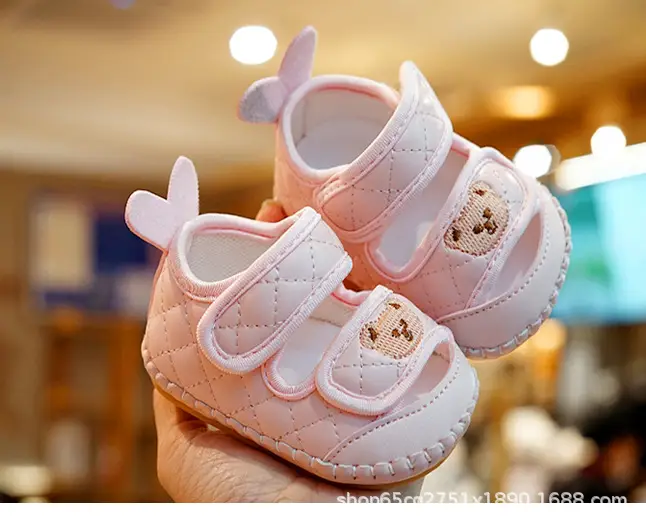 Baby Sandals White Soft Sole 0-1 Year Old — feature 7