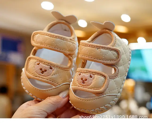 Baby Sandals White Soft Sole 0-1 Year Old — feature 8
