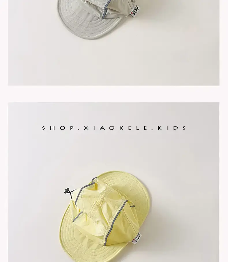 Double Bristled Baby Sun Hat Yellow 1 Year Old — feature 10