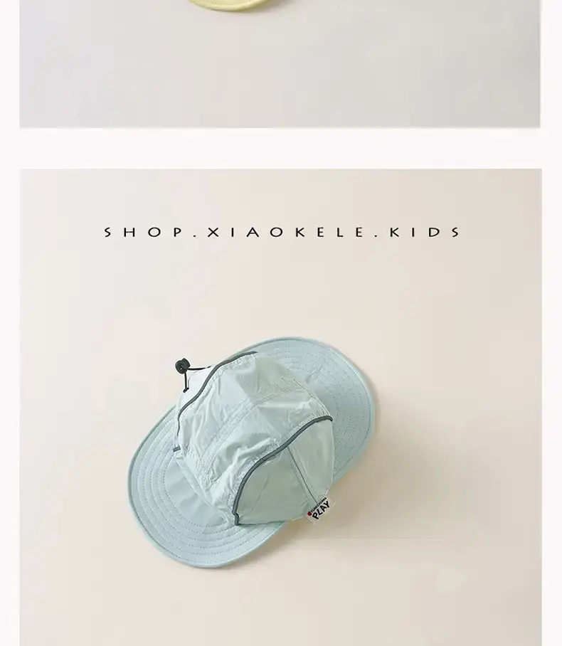 Double Bristled Baby Sun Hat Yellow 1 Year Old — feature 11