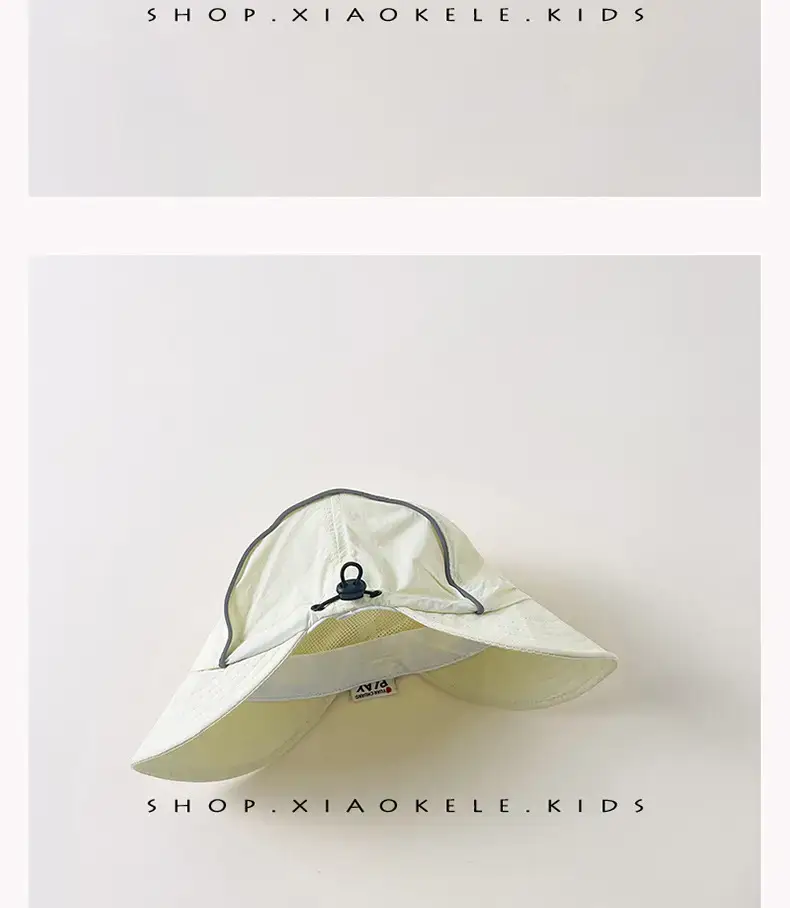 Double Bristled Baby Sun Hat Yellow 1 Year Old — feature 4