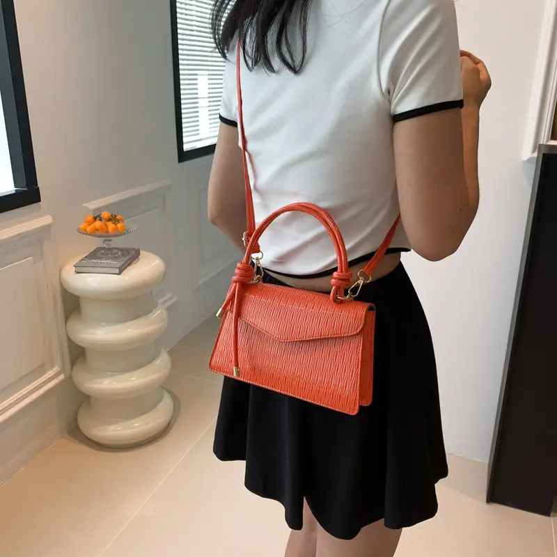 Orange Korean Style Crossbody Bag 2025 - Image 9