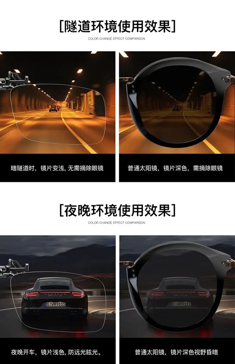 Smart Polarized Sunglasses for Men Women Night Vision Driving — feature 6