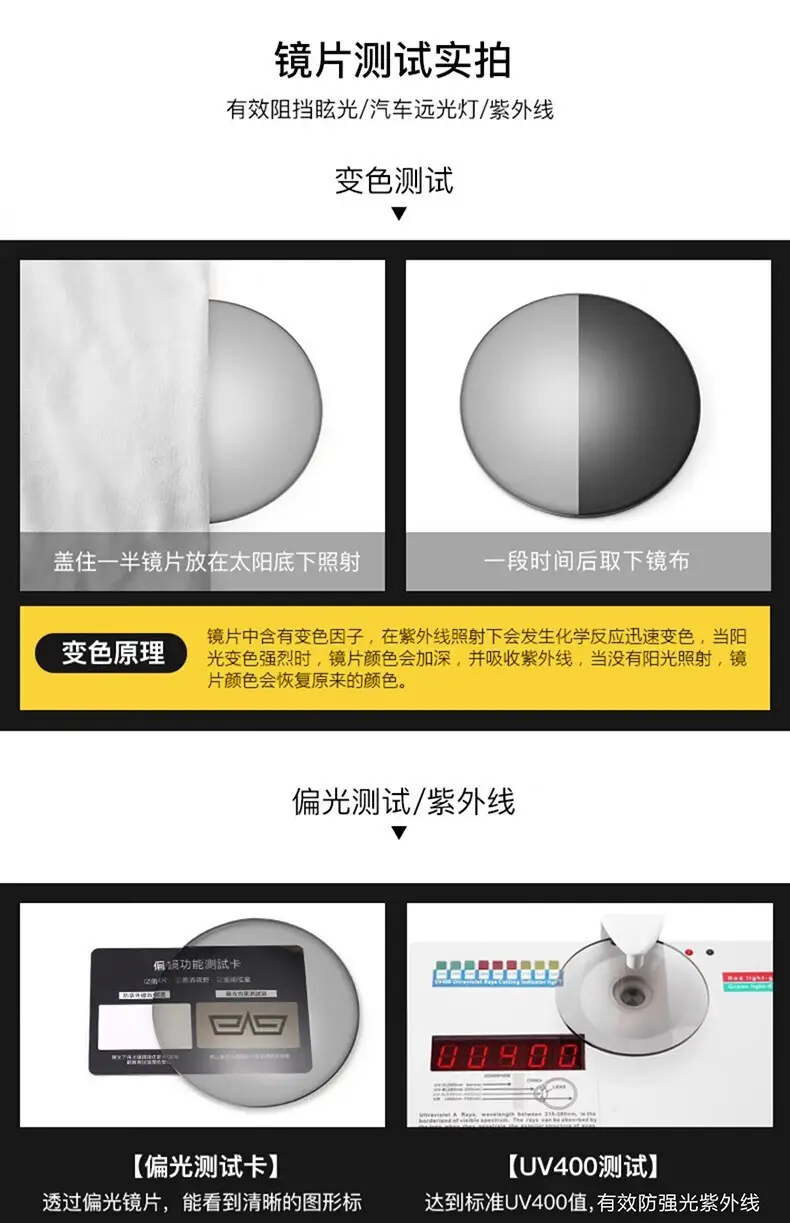 Smart Polarized Sunglasses for Men Women Night Vision Driving — feature 9