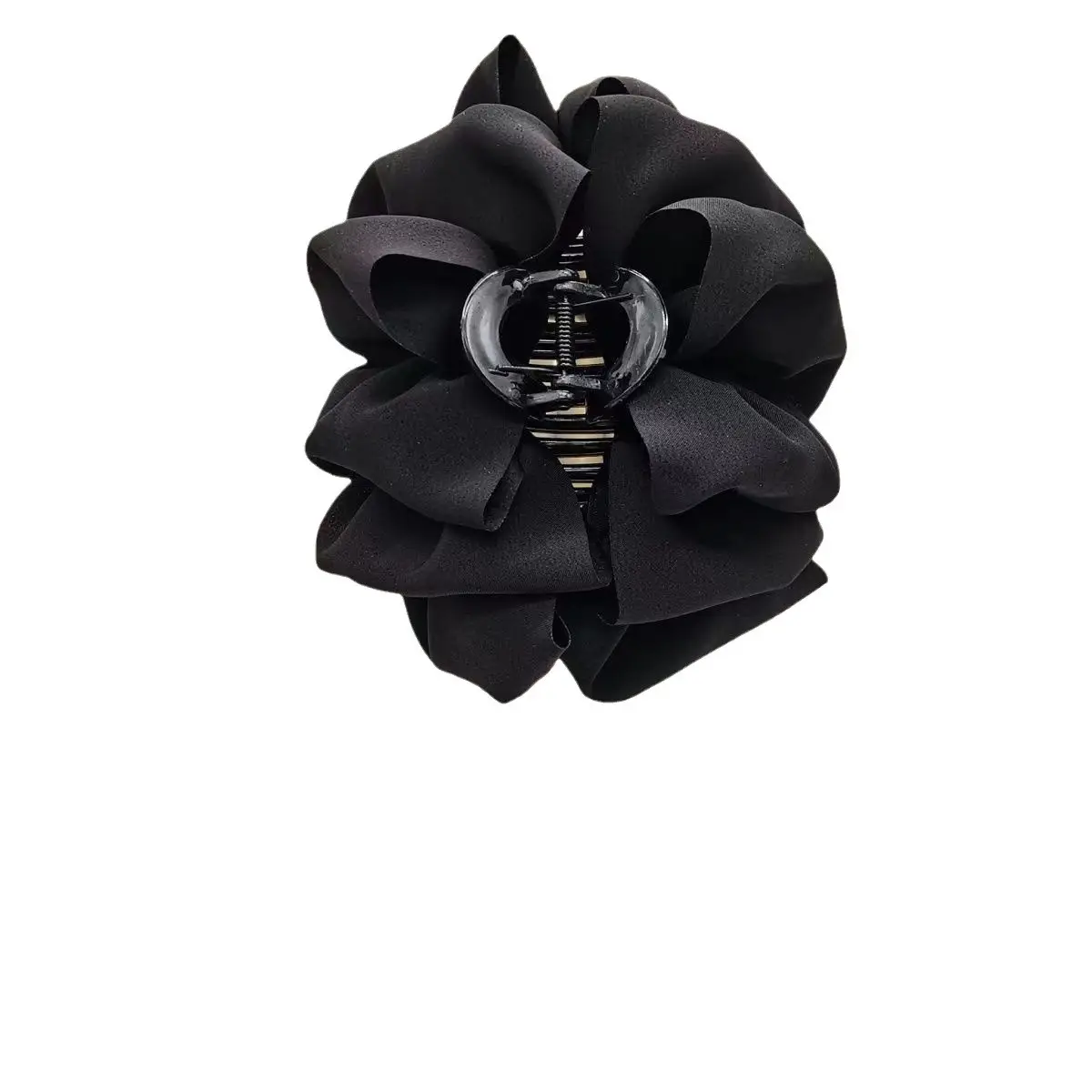 Black Bubble Grip Hair Clip for Women - Image 8