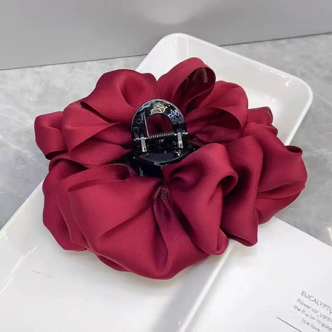 Black Bubble Grip Hair Clip for Women - Image 4