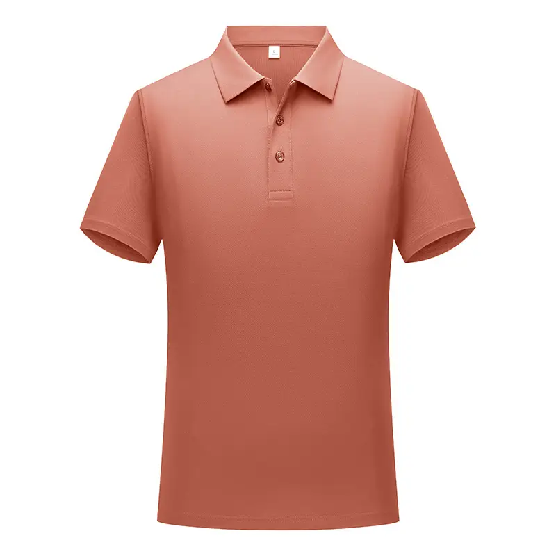 Summer 190g Mulberry Silk Polo Shirt 3 Button Light Beige - Image 10